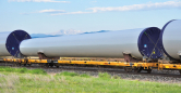 TTX flat car / Vestas wind tower load / Wellington CO / TTX calendar